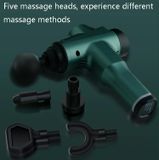  Cơ bắp thư giãn Thiết bị thể dục di động Massage Gun fascia, Đặc điểm kỹ thuật: 6212 12 bánh răng Đen (AU Plug) 