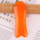  Tấm cạo nhựa Massage Gân mặt Thẩm mỹ viện Bảng cạo râu Bút châm cứu, Phân loại màu sắc: Tấm cá màu vàng nhựa 