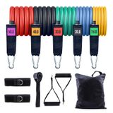  11 trong 1 155lbs Latex Rally Home Fitness Đào tạo Đa chức năng Yoga Đàn hồi 