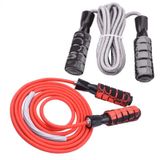  2 chiếc Vòng bi bỏ qua Dây tập thể dục Tập thể dục Phòng tập thể dục Skipping Dây, Độ dày: 8 mm, Chiều dài: 3M (Đỏ) 
