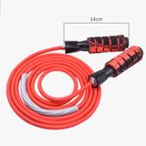  2 chiếc Vòng bi bỏ qua Dây tập thể dục Tập thể dục Phòng tập thể dục Skipping Dây, Độ dày: 8 mm, Chiều dài: 3M (Đỏ) 