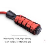  2 chiếc Vòng bi bỏ qua Dây tập thể dục Tập thể dục Phòng tập thể dục Skipping Dây, Độ dày: 8 mm, Chiều dài: 3M (Đỏ) 