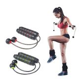  2 chiếc trong nhà ropless bỏ qua tập thể dục tập thể dục dây thừng (đen xanh) 