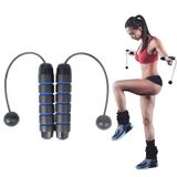  2 chiếc trong nhà ropless bỏ qua tập thể dục tập thể dục dây thừng (đen xanh) 