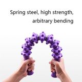  Đa chức năng Gear Massage Stick Fascia Con lăn Trục thể dục Yoga Thuốc giãn cơ sâu (xanh) 