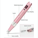  Microcrystalline Nano Electricer Termical Micro-kim loại bỏ tàn nhang dụng cụ làm đẹp, Màu sắc: Hiển thị Microneedle (Hồng) 