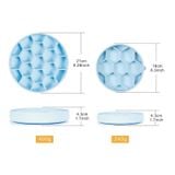  Pet Slow Ăn chống sặc Trượt Bowl Silicone hút Cup Honeycomb Bowl, Đặc điểm kỹ thuật: Màu xanh nhỏ 