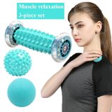  Massage Ball Fascia Ball Ball Mudcle Thư giãn Thể dục Bóng cầm tay, Phong cách: Đen chân dưới + Bump Peanut Ball + 7cm Tattan 