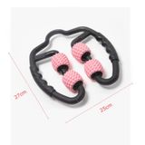  Bọt trục massage cơ bắp yoga con lăn vật tư thể dục (loại thả nước cherry màu hồng) 