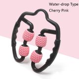  Bọt trục massage cơ bắp yoga con lăn vật tư thể dục (loại thả nước cherry màu hồng) 