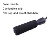  7 chiếc 2,8m Bọt Skipping Sợi dây cho kỳ thi sinh viên Thể dục ngoài trời Bỏ qua dây thừng (Đen) 