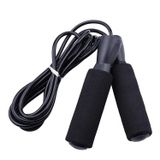  7 chiếc 2,8m Bọt Skipping Sợi dây cho kỳ thi sinh viên Thể dục ngoài trời Bỏ qua dây thừng (Đen) 