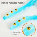  3 chiếc Hướng dẫn sử dụng Máy mát xa cổ tử cung Kính đa chức năng Massage và cổ Massage, Hình dạng: Tăng cường trị liệu từ tính màu xanh 