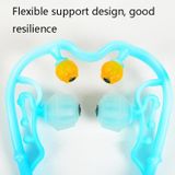  3 chiếc Hướng dẫn sử dụng Máy mát xa cổ tử cung Kính đa chức năng Massage và cổ Massage, Hình dạng: Tăng cường trị liệu từ tính Cam 