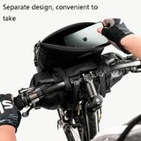  Rhinowalk X21998 Full 12L Không thấm nước Công suất lớn Túi treo trước Túi đi xe đạp đường dài (Đen) 