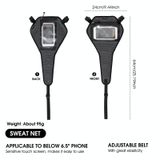  West Biking YP0719251 Xe đạp Điện thoại di động Túi đường Xe chống mồ hôi (Đen) 