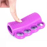  Hemiplegia Finger Sức mạnh Phục hồi chức năng Đào tạo Silicone Grip Thiết bị Người lớn Massage Massage Bóng (Tím) 