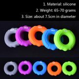  2 chiếc Silicone Gripper Finger Finger Grip Ring, Đặc điểm kỹ thuật: 60lb (Dot Orange) 