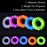  2 chiếc Silicone Gripper Finger Finger Grip Ring, Đặc điểm kỹ thuật: 40lb (General Rose Red) 