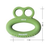  Maxoins MXO-Double-001 Frog Shape Finger Grip Thiết bị đào tạo Vòng đeo tay, Đặc điểm kỹ thuật: 50lb (mặt phẳng màu tím) 