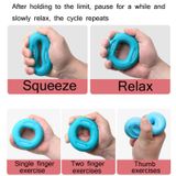  2 chiếc có thể điều chỉnh cường độ silicone kẹp cơ bắp cơ bắp phục hồi chức năng thiết bị tập thể dục, màu sắc: 40 / 50lb (màu xanh) 