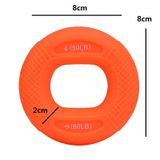  2 chiếc có thể điều chỉnh cường độ silicone kẹp cơ bắp cơ bắp phục hồi chức năng tập thể dục thiết bị tập thể dục, màu sắc: 50 / 60lb (màu cam) 