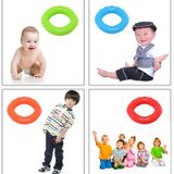  Maxsoins MXO-7562KD Trẻ em Silicone Grip Thiết bị Phục hồi hình dạng ô liu Nhẫn ngón tay, Đặc điểm kỹ thuật: 40lb (Đỏ) 