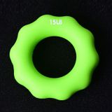  2 chiếc Silicone Finger Marks Thiết bị cầm tay Tập thể dục ngón tay Nhẫn, Đặc điểm kỹ thuật: 15LB (Xanh lục) 