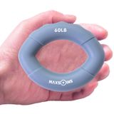  2 chiếc Maxsoins MXO-009898 Bộ sưu tập ngón tay silicon Thiết bị cầm tay Phục hồi hình dạng ô liu Thiết bị Pinch, Đặc điểm kỹ thuật: 60lb (Xám) 