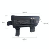  B21 EVA Vỏ cứng Túi xe đạp Xe đạp leo núi Túi chống nước (Đen) 