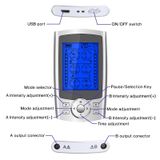  24-Chế độ Massage xung điện tử kỹ thuật số thông minh toàn thân vật lý trị liệu Meridian Massage, Đặc điểm kỹ thuật: AU Plug (Đen) 