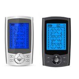  24 chế độ Máy mát xa xung điện tử kỹ thuật số thông minh toàn thân Vật lý trị liệu Meridian Massage, Đặc điểm kỹ thuật: Anh cắm (Bạc) 