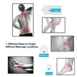  24 chế độ Máy mát xa xung điện tử kỹ thuật số thông minh toàn thân Vật lý trị liệu Meridian Massage, Đặc điểm kỹ thuật: Anh cắm (Bạc) 