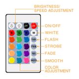  10W Smart Remote Control RGB Bóng đèn 16 Đèn màu (Trắng) 
