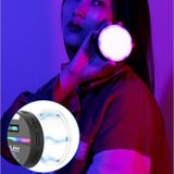  Ulanzi Vijim R66 Mini RGB Video Light 66 Đèn LED 2500-9000K Màu đầy đủ RGB Fill Light Chụp ảnh từ tính Ánh sáng Làm đẹp ánh sáng với bộ khuếch tán mềm 