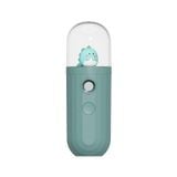  Dễ thương Pet Moisturizer USB Mini cầm tay Máy phun độ ẩm câm, Màu sắc: Khủng long nhỏ DQ-601 (Xanh lục) 