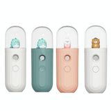  Kem dưỡng ẩm cho thú cưng dễ thương USB Mini cầm tay Máy phun độ ẩm Mute, Màu sắc: Gấu DQ-601 (Trắng) 