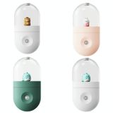  Dễ thương Pet Moisturizer USB Mini cầm tay Máy phun độ ẩm Mute, Màu sắc: DQ-602 (Thỏ hồng) 