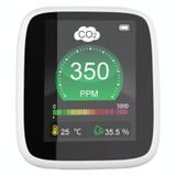  Máy kiểm tra màn hình DM1308 CO2 Chất lượng không khí trong nhà 400-5000PPM Digital Carbon Dioxide Nhiệt độ Độ ẩm NDIR Cảm biến 