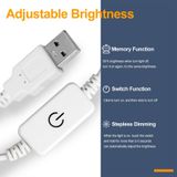  Đèn quang hợp 2 chiếc 0,5M Đèn led chống nước Tăng trưởng Cây usb Touch Làm mờ đầy đủ Quang phổ Trồng lấp đầy ánh sáng 