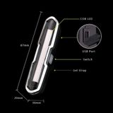  Đèn sạc USB Xe đạp Đèn LED Cảnh báo Đêm Cưỡi Đèn đuôi COB, Đặc điểm kỹ thuật: 7505 Đèn đỏ xanh 