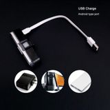  Đèn sạc USB Xe đạp Đèn LED Cảnh báo Đêm Cưỡi Đèn đuôi COB, Đặc điểm kỹ thuật: 7505 Đèn đỏ xanh 