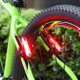  Đèn sạc USB Xe đạp Đèn LED Cảnh báo Đêm Cưỡi Đèn đuôi COB, Đặc điểm kỹ thuật: 7505 Đèn đỏ xanh 