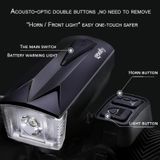  Goofy DT-6105 Xe đạp Light Light Mountain Bike Đèn cảnh báo ánh sáng phía trước Đặc điểm kỹ thuật: Pin (3 watt Đen) 