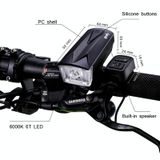  Goofy DT-6105 Xe đạp Light Light Mountain Bike Đèn cảnh báo ánh sáng phía trước Đặc điểm kỹ thuật: Pin (3 watt Đen) 