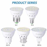  Chén đèn nhựa tập trung LED Đèn chiếu sáng gia đình tiết kiệm năng lượng (Ánh sáng trắng) 