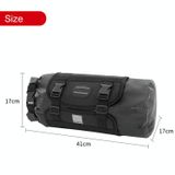 SAHOO 11L Túi trước xe đạp mở rộng Xe đạp leo núi Lưới Túi tay cầm chống nước và chống mài mòn (Đen) 