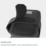  SAHOO 0,5L TPU Túi xách tay cầm tay không thấm nước Túi yên ngựa (Đen) 