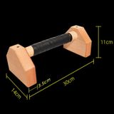  1 cặp Push-up khung gỗ song song đơn khung, đặc điểm kỹ thuật: 30cm 