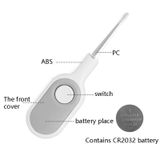  2 chiếc Fasola DZ-477 Bộ chọn tai chiếu sáng dạ quang An toàn cho trẻ em Bộ chọn tai mềm (màu be xám) 